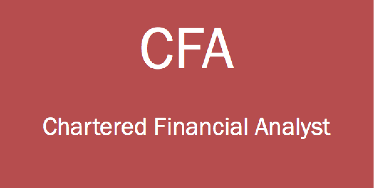 Chartered Financial Analyst - CFA